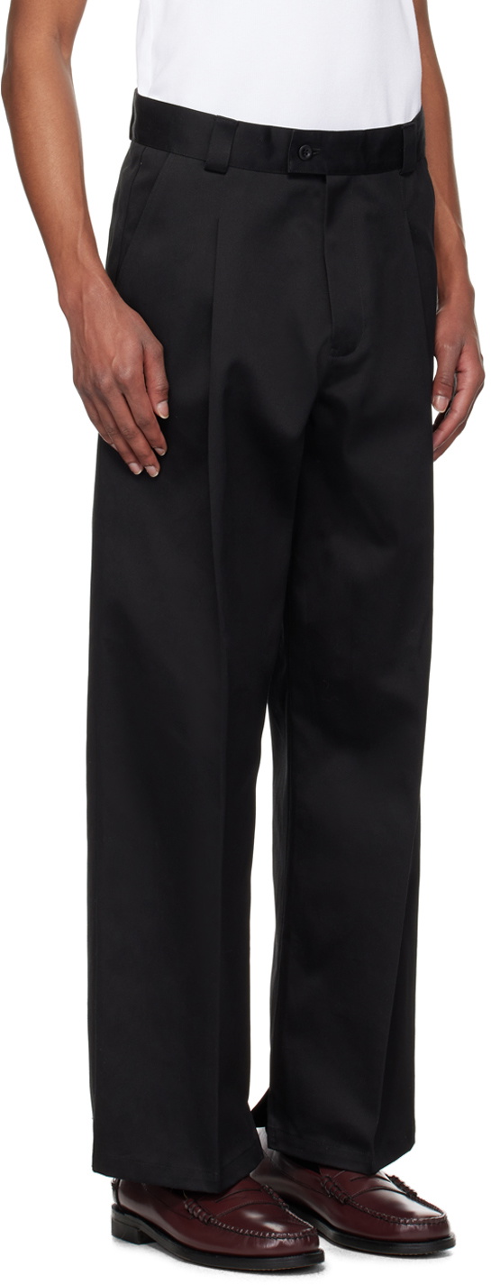 RICE NINE TEN Black Wide Trousers