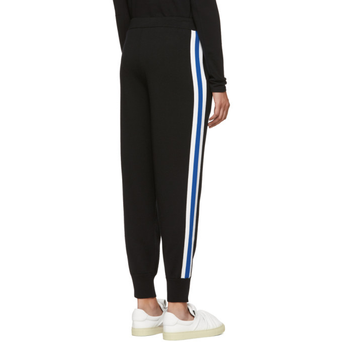 Ports 1961 Black Striped Wool Lounge Pants