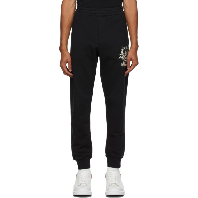 Alexander McQueen Black Skull Lounge Pants Alexander McQueen