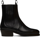 LEMAIRE Black Leather Chelsea Boots