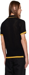 Double Rainbouu Black Semi-Sheer Shirt