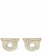 FERRAGAMO - New Gstr 14d Crystal Stud Earrings
