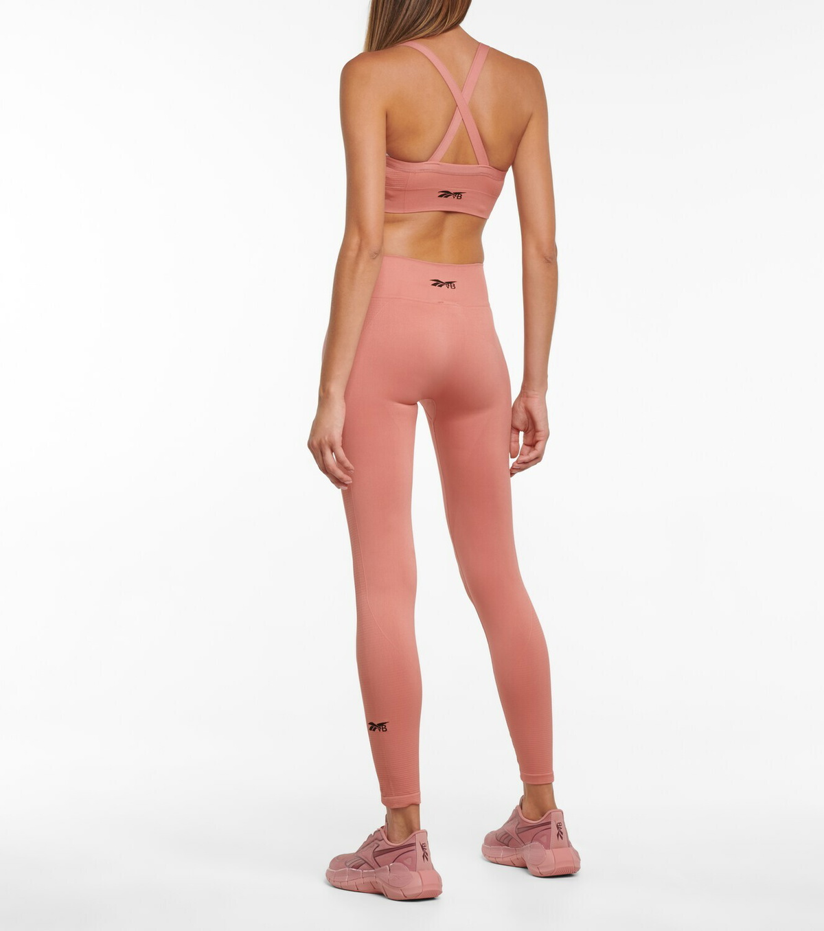Reebok x Victoria Beckham Crossover-back logo sports bra