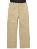 FEAR OF GOD ESSENTIALS - Straight-Leg Cotton-Blend Twill Trousers - Brown