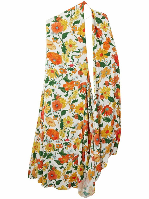 Photo: STELLA MCCARTNEY - Floral Print One-shoulder Long Dress