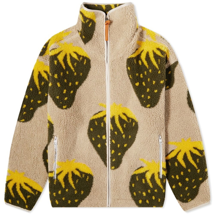 Photo: JW Anderson Fluffy Fleece Zip Front Jacket