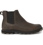 Sorel - Madson II Burnished Textured-Leather Chelsea Boots - Brown