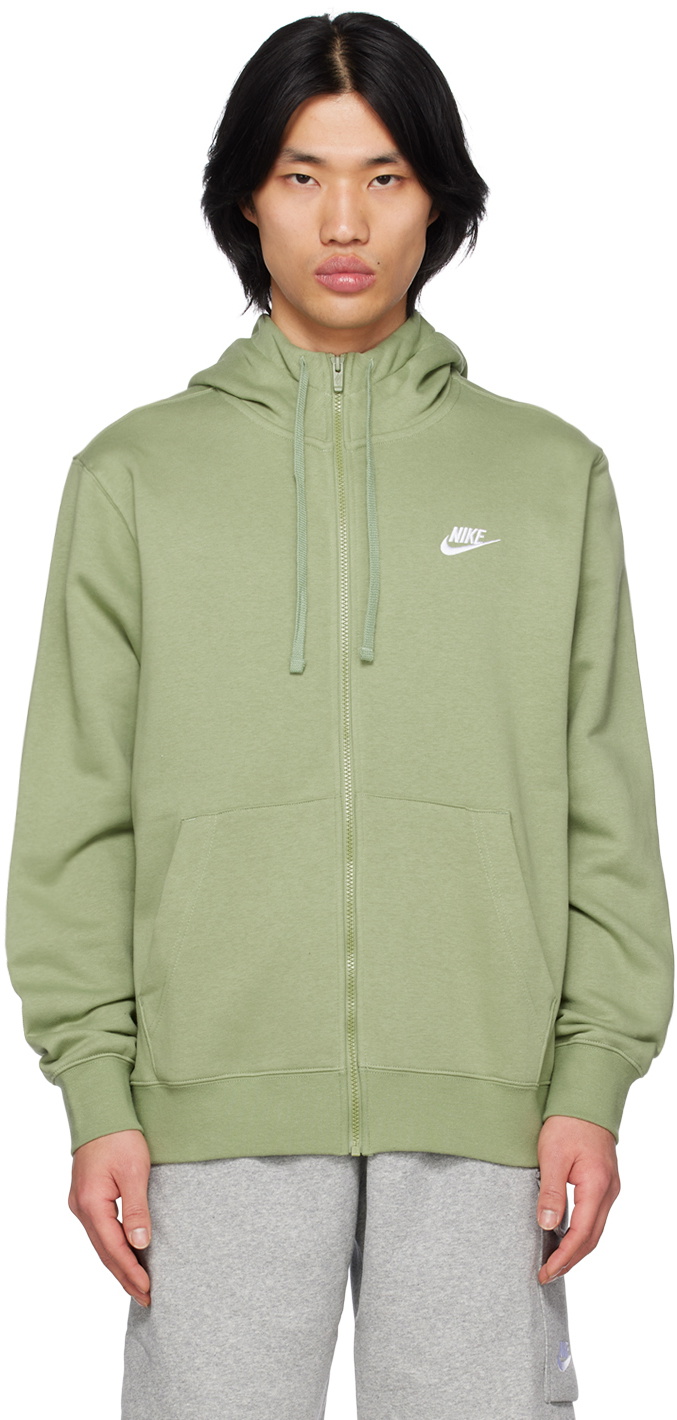 Nike Green Zip Hoodie Nike