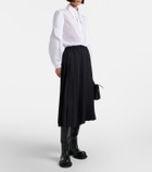 Junya Watanabe Pleated midi skirt