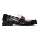 Churchs Navy and White Pembrey Loafers