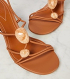 Zimmermann Gleam 65 leather lace-up sandals