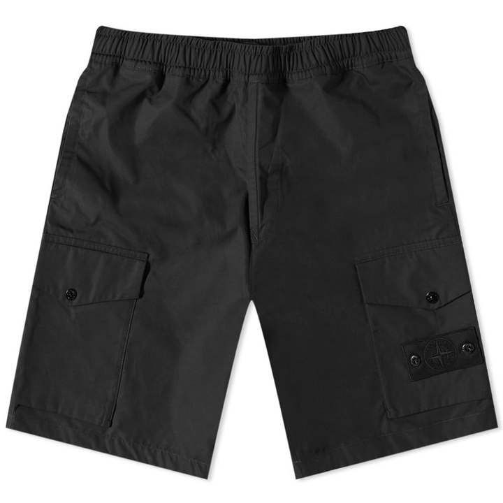 Photo: Stone Island Men's Ghost Cargo Short in Black