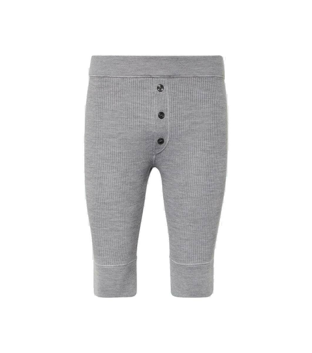 Dolce & Gabbana Maroon Cotton High Waist Sweatshorts Shorts