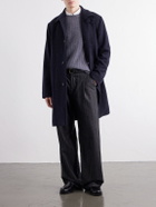 Sunspel - Wool-Tweed Coat - Blue