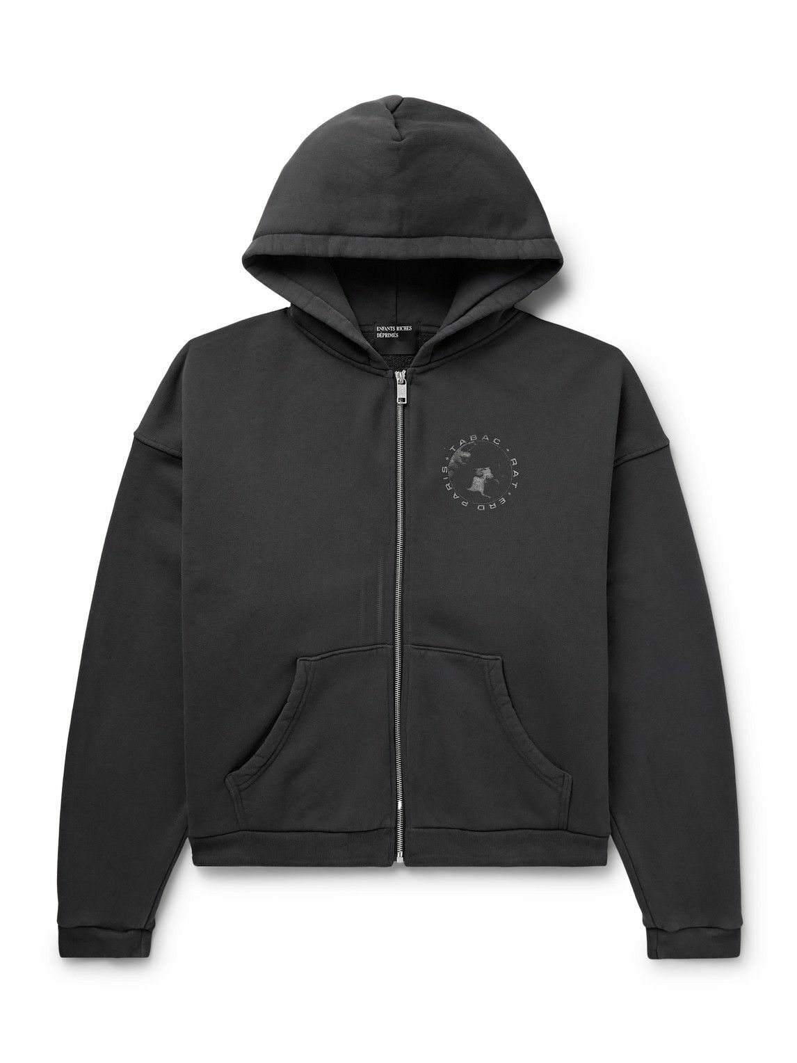 Enfants Riches Déprimés - Printed Loopback Cotton-Jersey Zip