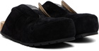 Balenciaga Black Dumbo Mule Flats