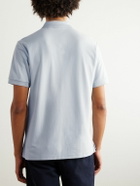 Håndværk - Pima Cotton-Piqué Polo Shirt - Blue