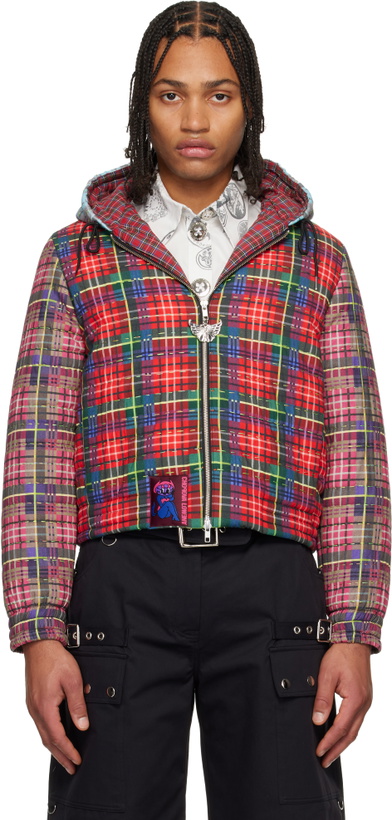 Photo: Chopova Lowena Multicolor Tartan Hooded Jacket