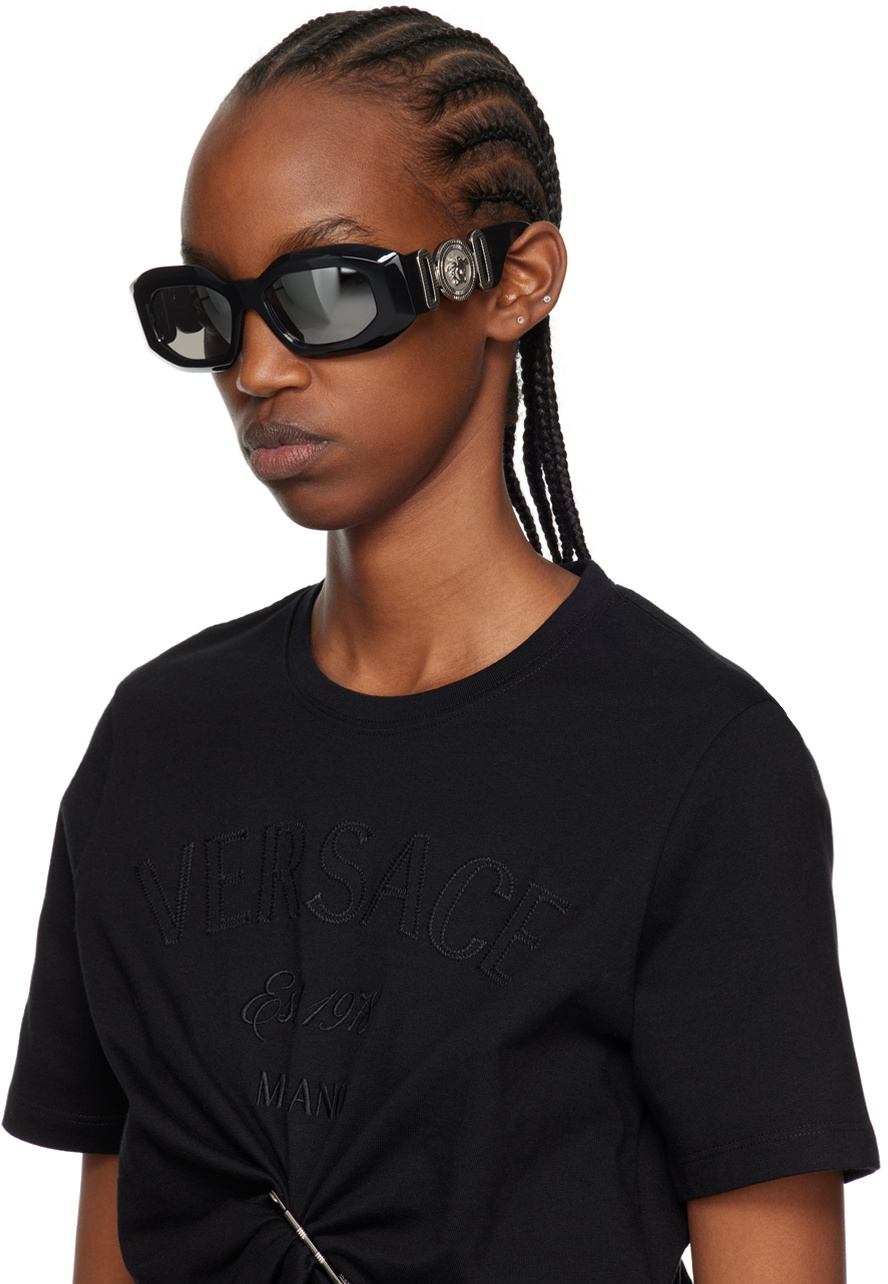 Versace black cheap medusa biggie sunglasses