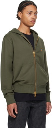 Bally Green Adrien Brody Edition Zip Hoodie