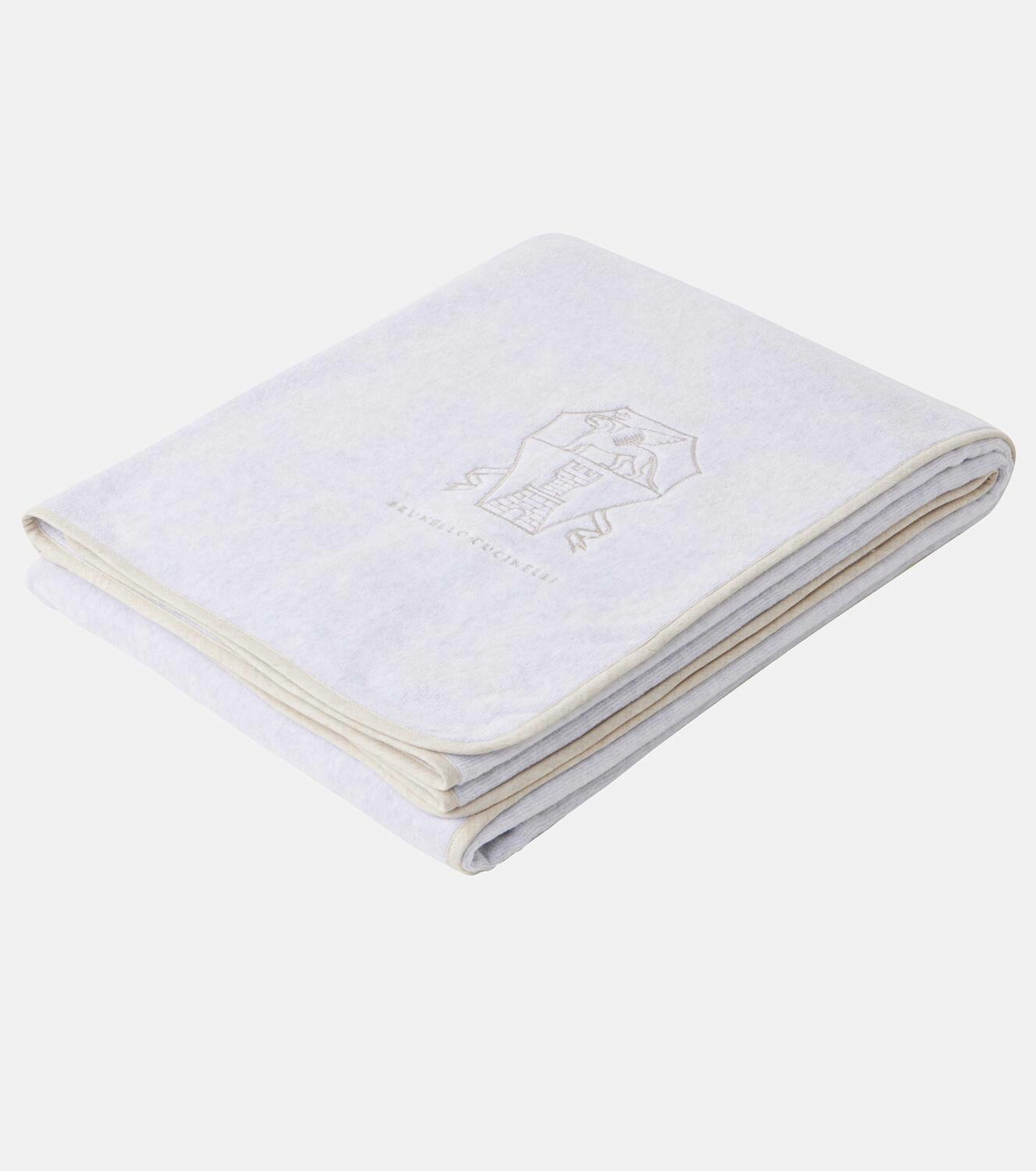 Brunello Cucinelli Embroidered cotton terry towel