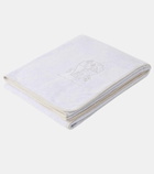 Brunello Cucinelli Embroidered cotton terry towel