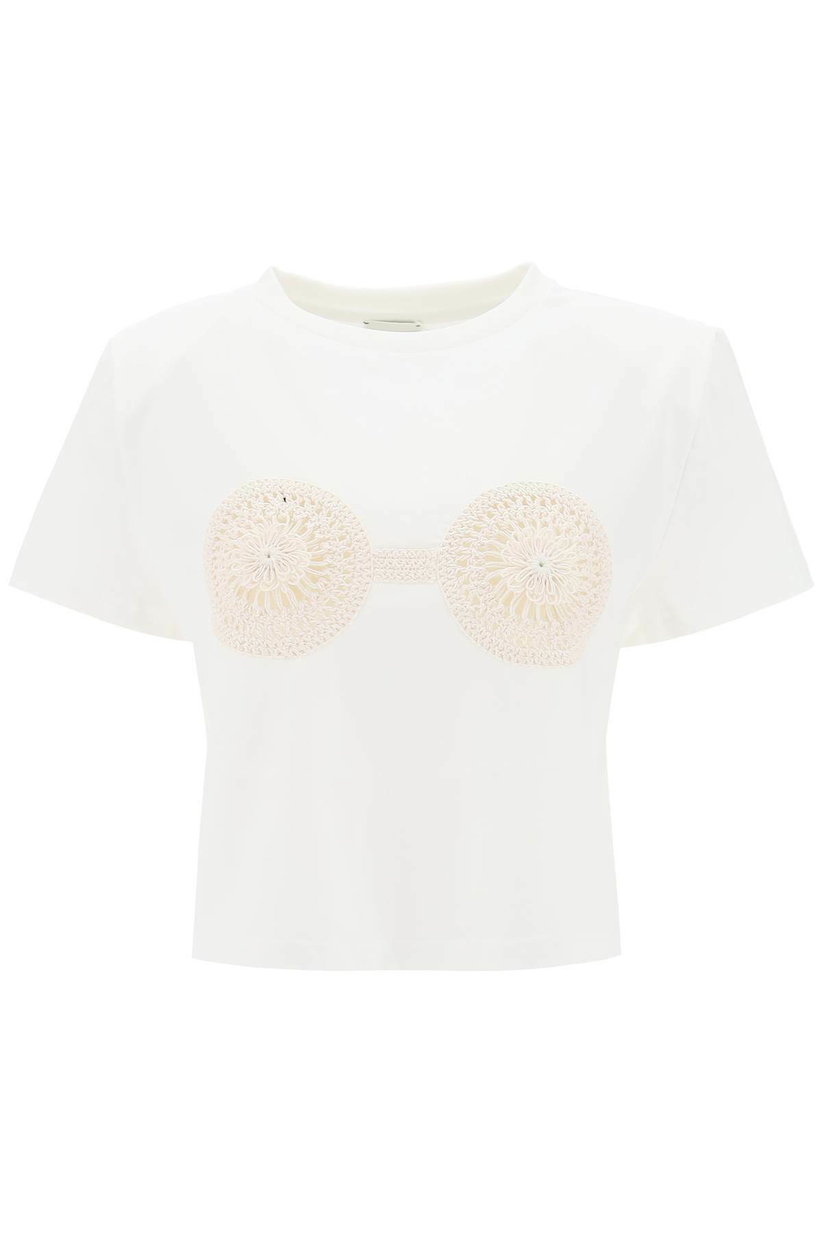 Tシャツ・カットソー MAGDA BUTRYM TOP (241423) H&M x Magda Butrym Oversized T-shirt with Motif Red - SS25 - US