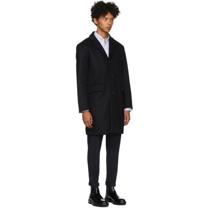 Officine Generale Navy New Alfie Coat