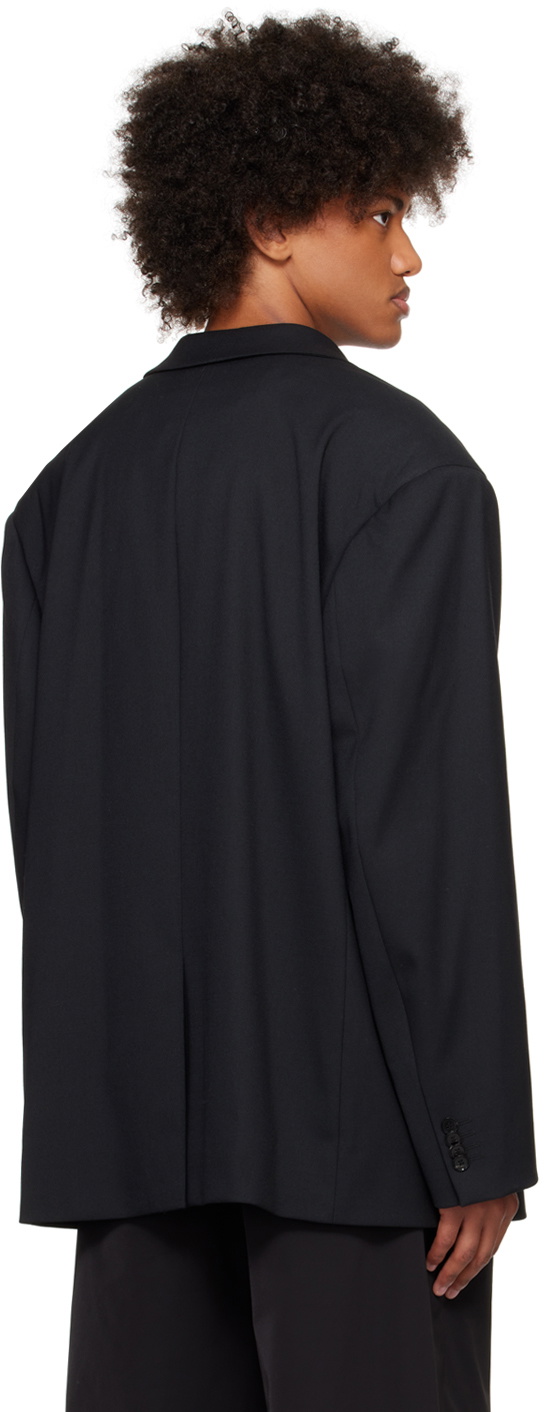Entire Studios Black Double Breasted Blazer Entire Studios