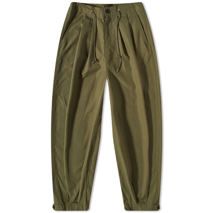 Photo: Uniform Bridge Men's Balloon Pant in Sage Green