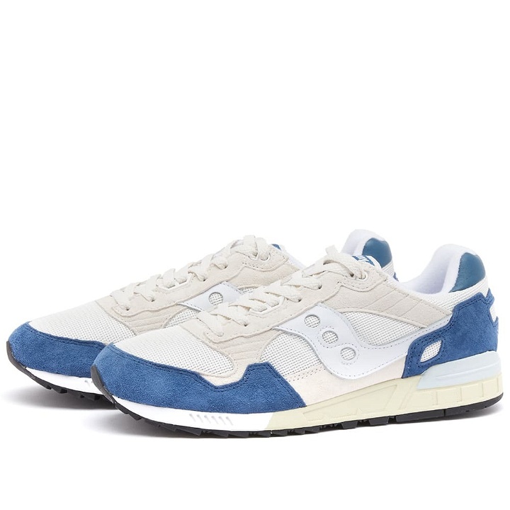 Photo: Saucony Men's Shadow 5000 Sneakers in White/Blue