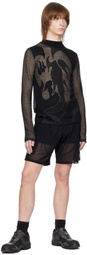 Olly Shinder Black Veins Shorts