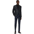 Boss Navy Wool Genius5 Trousers