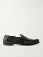 TOM FORD - Ripley Embellished Leather Loafers - Black