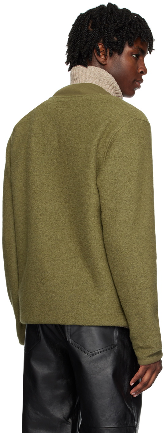 Universal Works Green Zip Bomber Jacket Universal Works