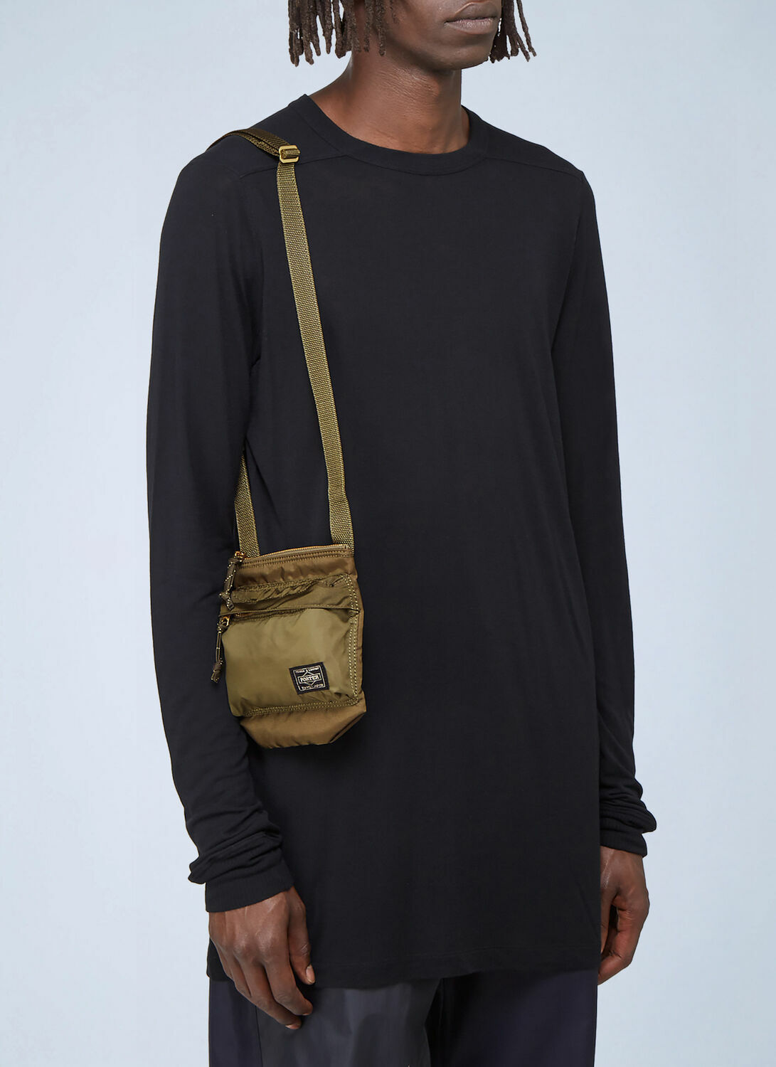 Porter-Yoshida & Co Logo Patch Crossbody Bag