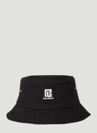 Balmain - Logo Patch Bucket Hat in Black