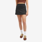 Girlfriend Collective Women's High-Rise Skirt in Black