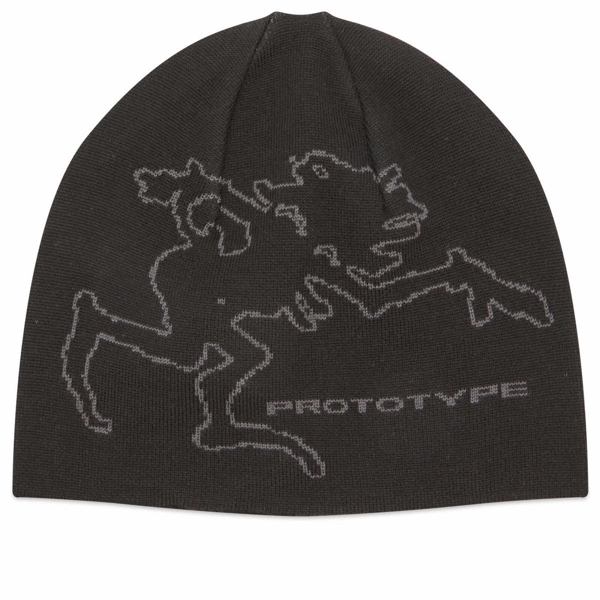 KA_YO_Prototype Men's Toque Beanie in Black 