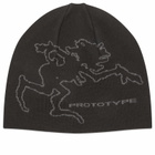 KA_YO_Prototype Men's Toque Beanie in Black 
