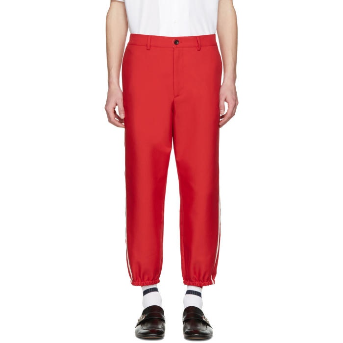 Photo: Gucci Red Vintage Trousers