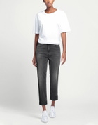 Manila Grace Womens Jeans in Black