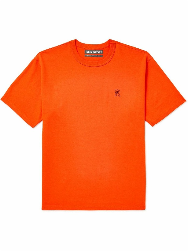 Photo: Reese Cooper® - Logo-Print Cotton-Jersey T-Shirt - Orange