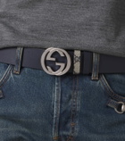 Gucci GG canvas reversible belt