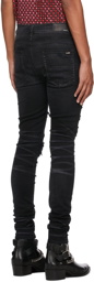 AMIRI Black Logo Appliqué Jeans