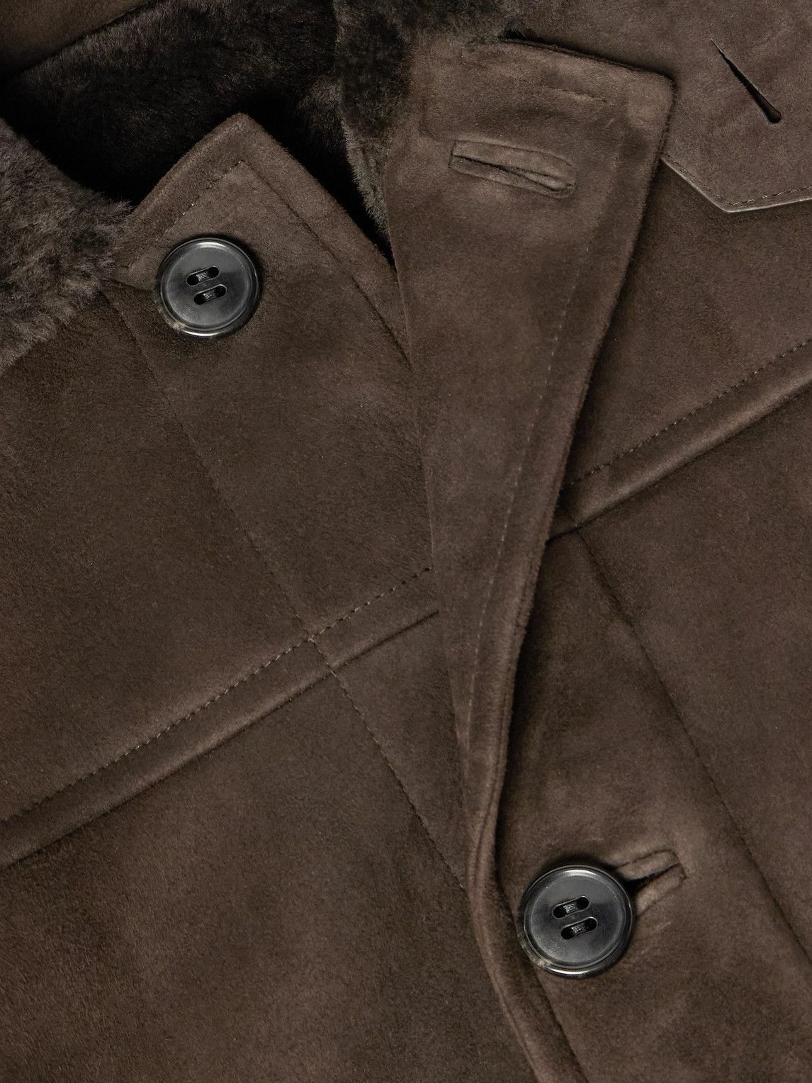 Zegna - Shearling Coat - Brown