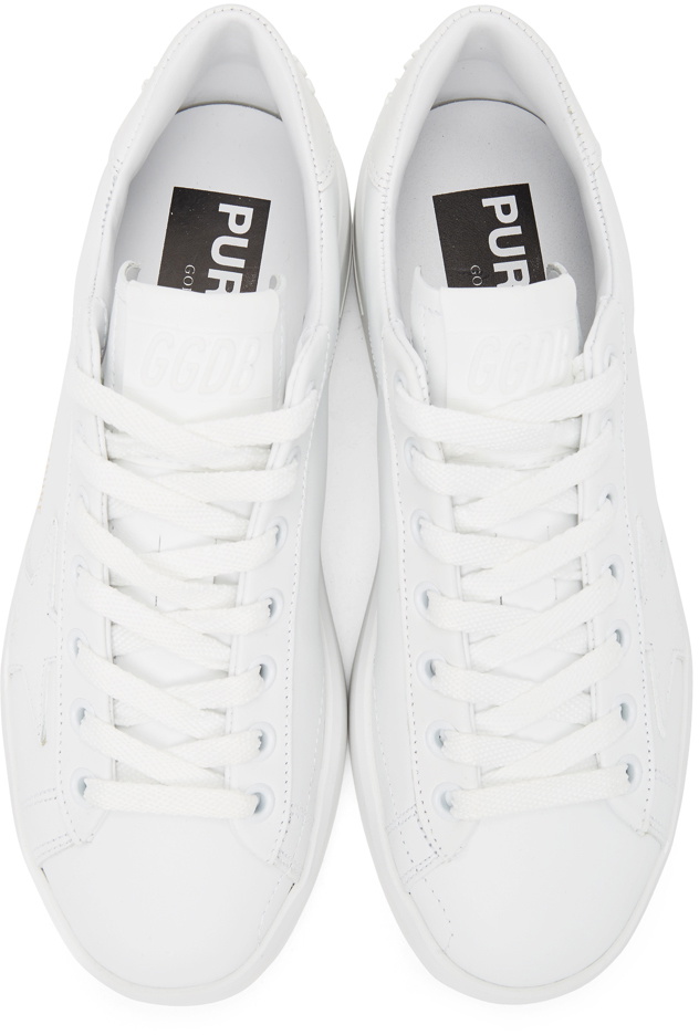 スニーカー Golden  Deluxe Brand White Leather Pure New Sneakers Golden Goose White Pure Star Sneakers Golden Goose Deluxe Brand