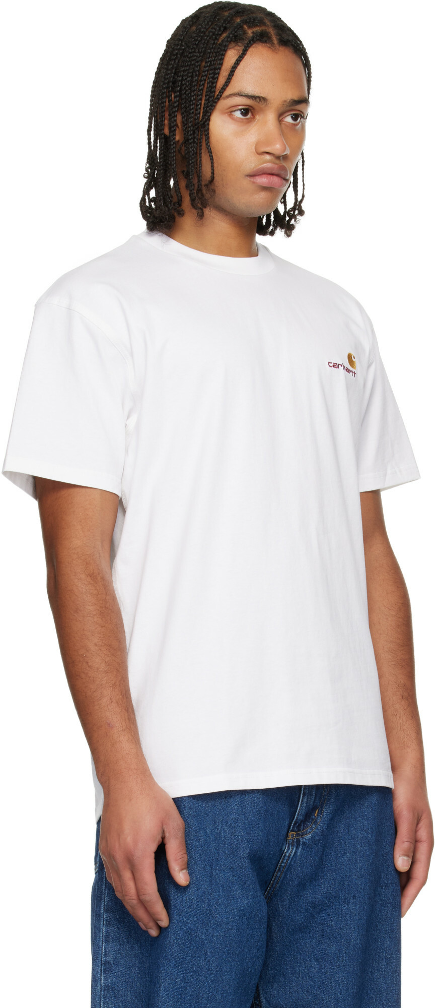 Carhartt Work In Progress White S/S American Script T-shirt