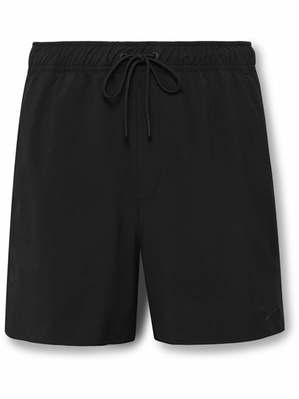 Photo: Nike Training - Unlimited Straight-Leg Dri-FIT Drawstring Shorts - Black