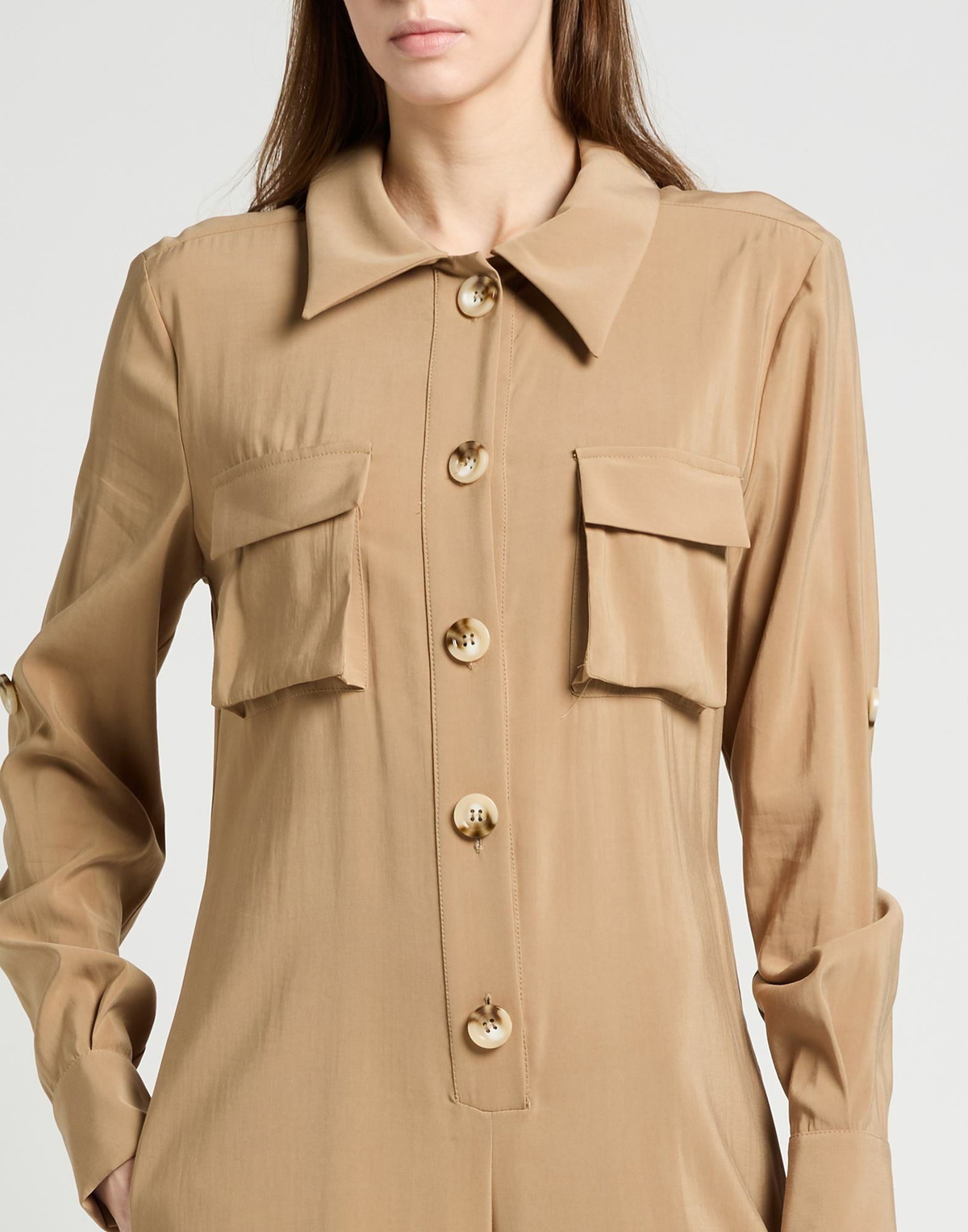 Jijil Womens Jumpsuit Sand